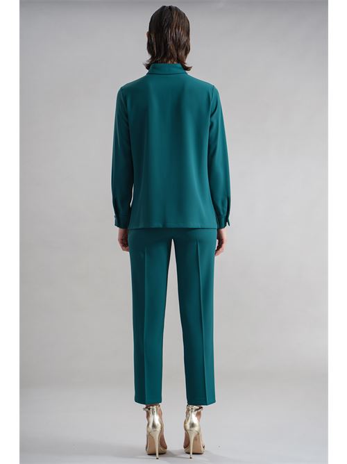 Completo in crepe GM by Gai Mattiolo | GM3553VERDE
